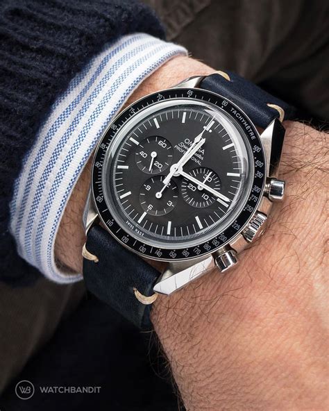 omega speedmaster 38 leather strap|genuine omega leather strap.